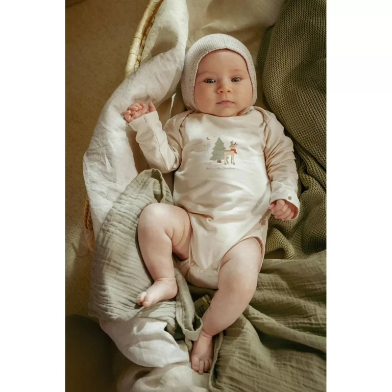 Боди с длинным рукавом из органического хлопка — 2 штуки — Little Christmas — Little Dutch — 62/68 6