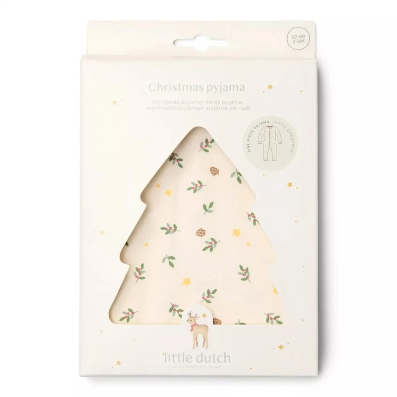 Комбинезон из органического хлопка для малышей – Creme – Newborn Naturals – Little Dutch – 56 2