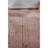 Patura dublata din bumbac organic - 70x100 cm - Pure Blossom - Little Dutch 5