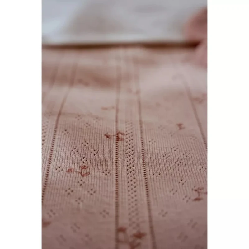 Patura dublata din bumbac organic - 70x100 cm - Pure Blossom - Little Dutch 5
