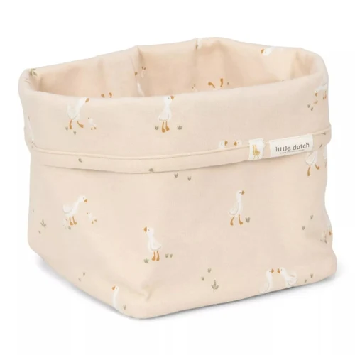 Корзина для хранения из органического хлопка – 15×15 см – Little Goose – Little Dutch