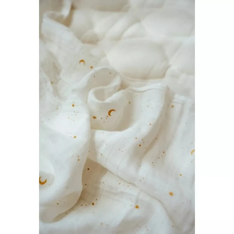 Стёганое одеяло из органического хлопка – 70 × 100 см – Pure Soft White – Little Dutch 3
