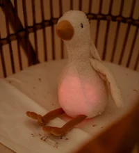 Jucarie de plus cu white noise si lumina de veghe - Little Goose - Little Dutch 3