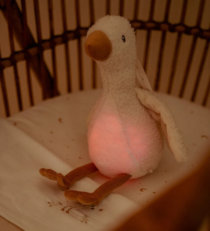 Jucarie de plus cu white noise si lumina de veghe - Little Goose - Little Dutch 3