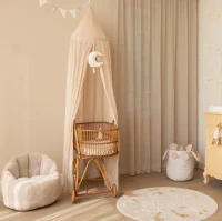 Балдахин из муслина из органического хлопка – Pure Soft Beige – Little Dutch 2