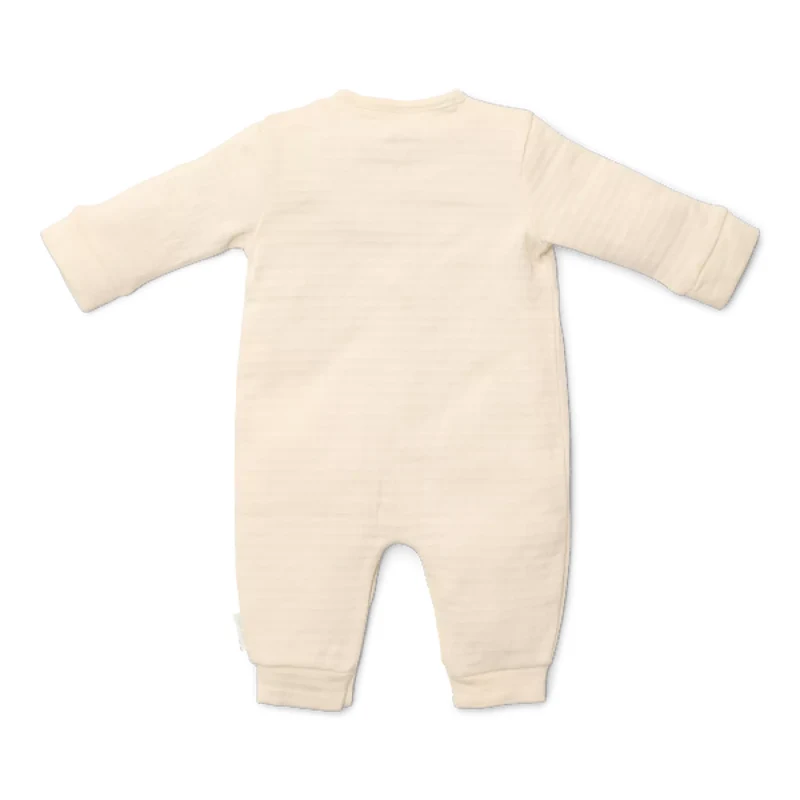 Комбинезон с подкладкой и капюшоном из материала «тедди» – Baby Bunny – Off White – Little Dutch – 74/80 2
