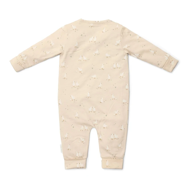 Salopeta din bumbac organic pentru bebelusi - Little Goose - Newborn Naturals - Little Dutch - 74 2