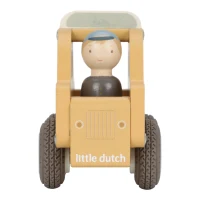 Masinuta din lemn FSC - Taxi - Little Dutch 2