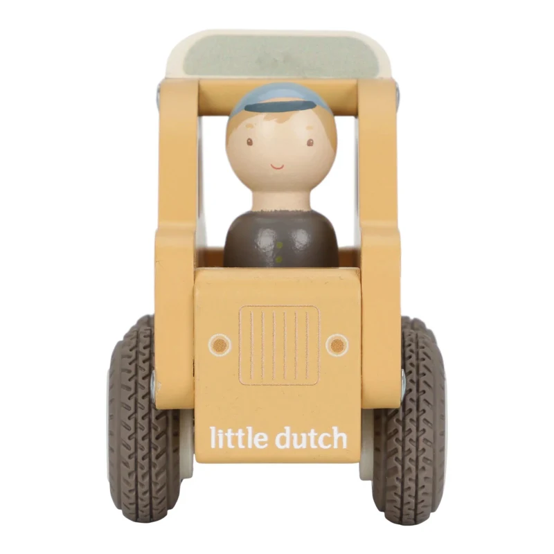 Masinuta din lemn FSC - Taxi - Little Dutch 2