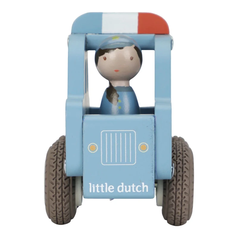 Деревянная машинка FSC – Полиция – Little Dutch 3