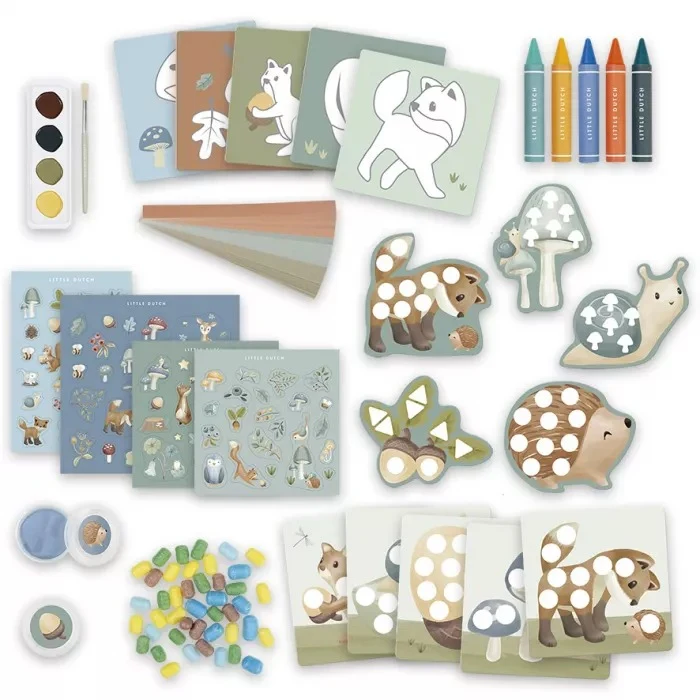 Cutie cu activitati creative - Forest Friends - Little Dutch 2