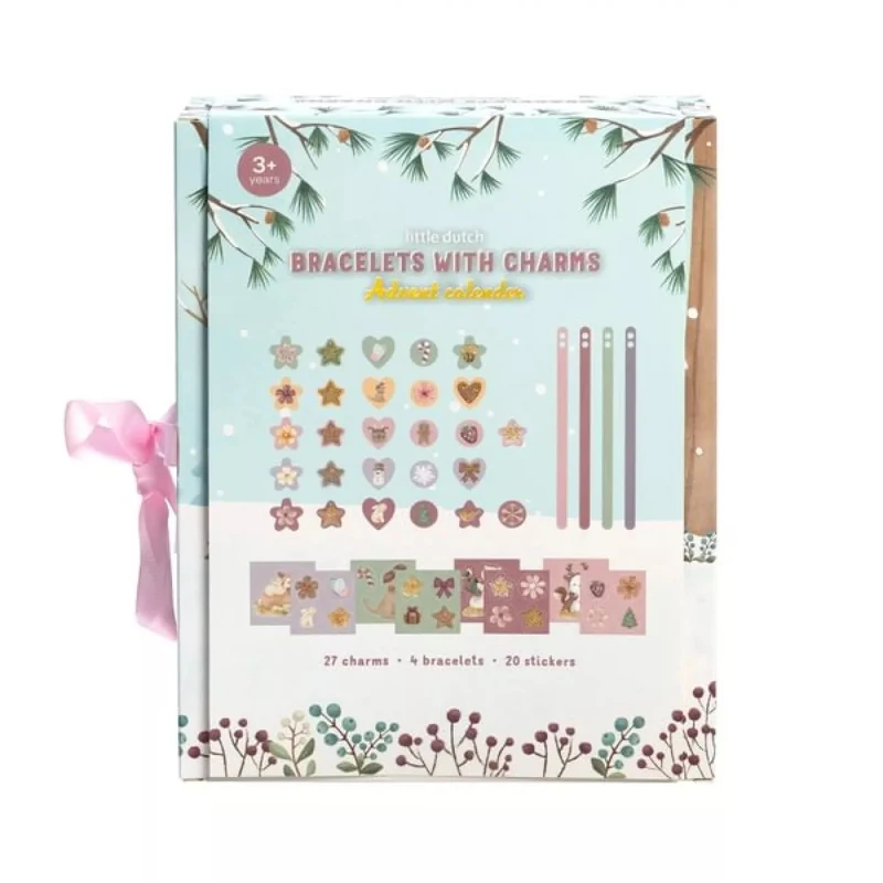Bratara cu pandantive - Calendar de advent - Craciun - Little Dutch 2