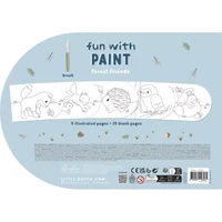 Книга для рисования с акварелью в комплекте – Forest Friends – Little Dutch 2