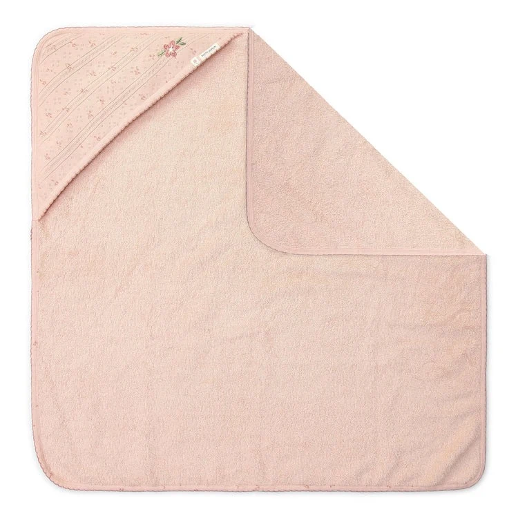 Полотенце с капюшоном из органического хлопка для детей – 100 × 100 см – Pure Blossom – Little Dutch 3